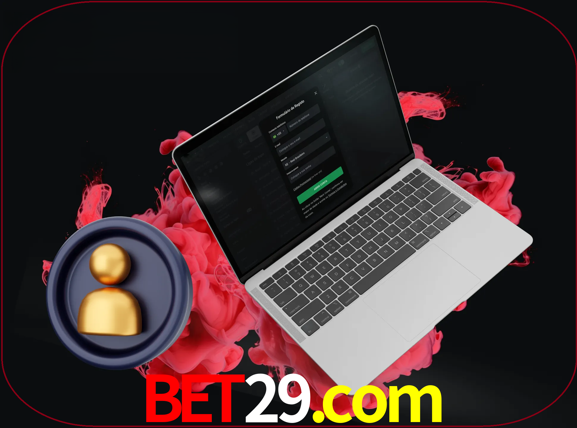 No cabeçalho do site bet29, clique no botão que o levará a um formulário especial onde terá de introduzir as suas informações actuais.
