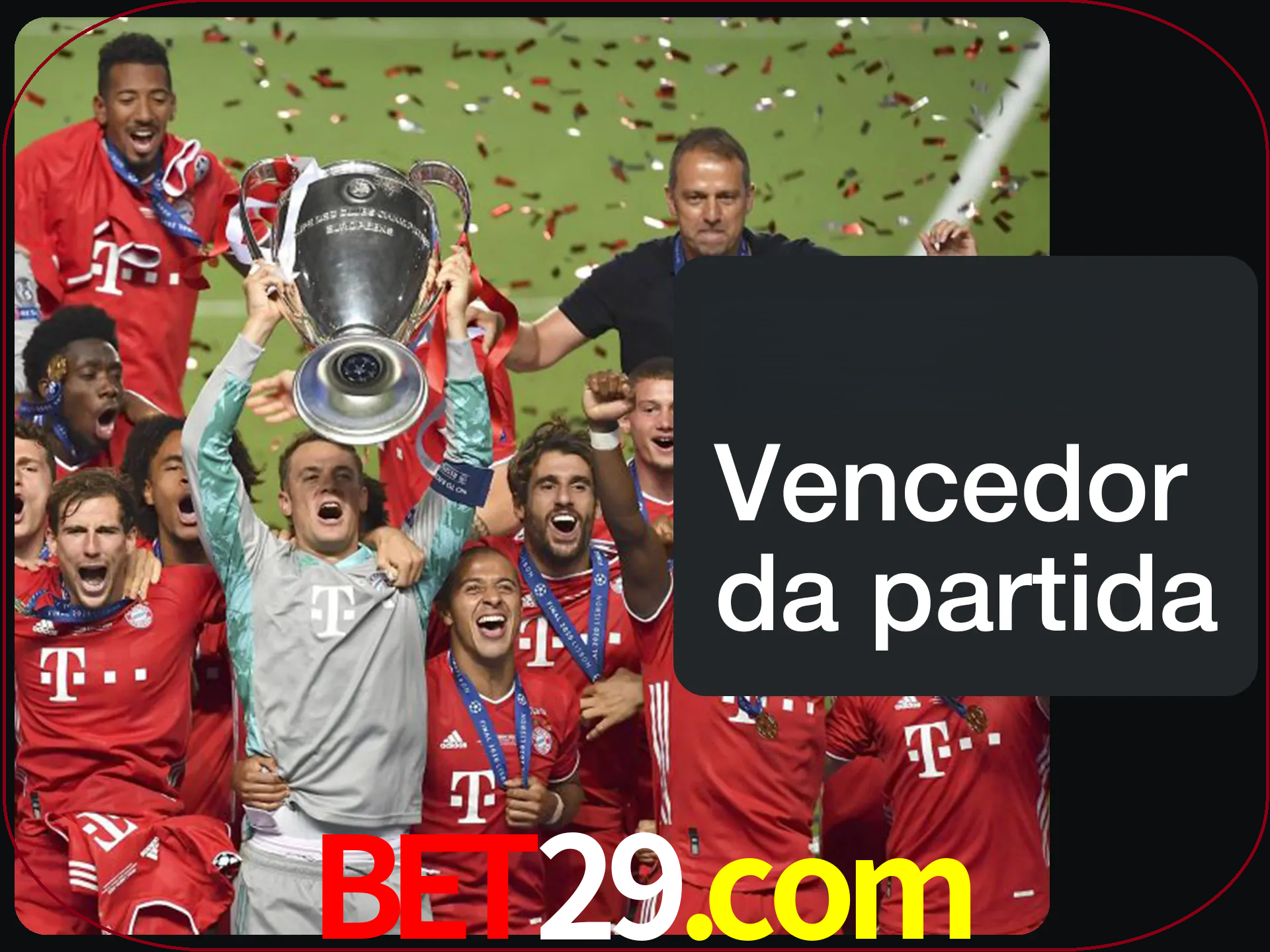 Aposte no vencedor e ganhe uma grande quantia de dinheiro.